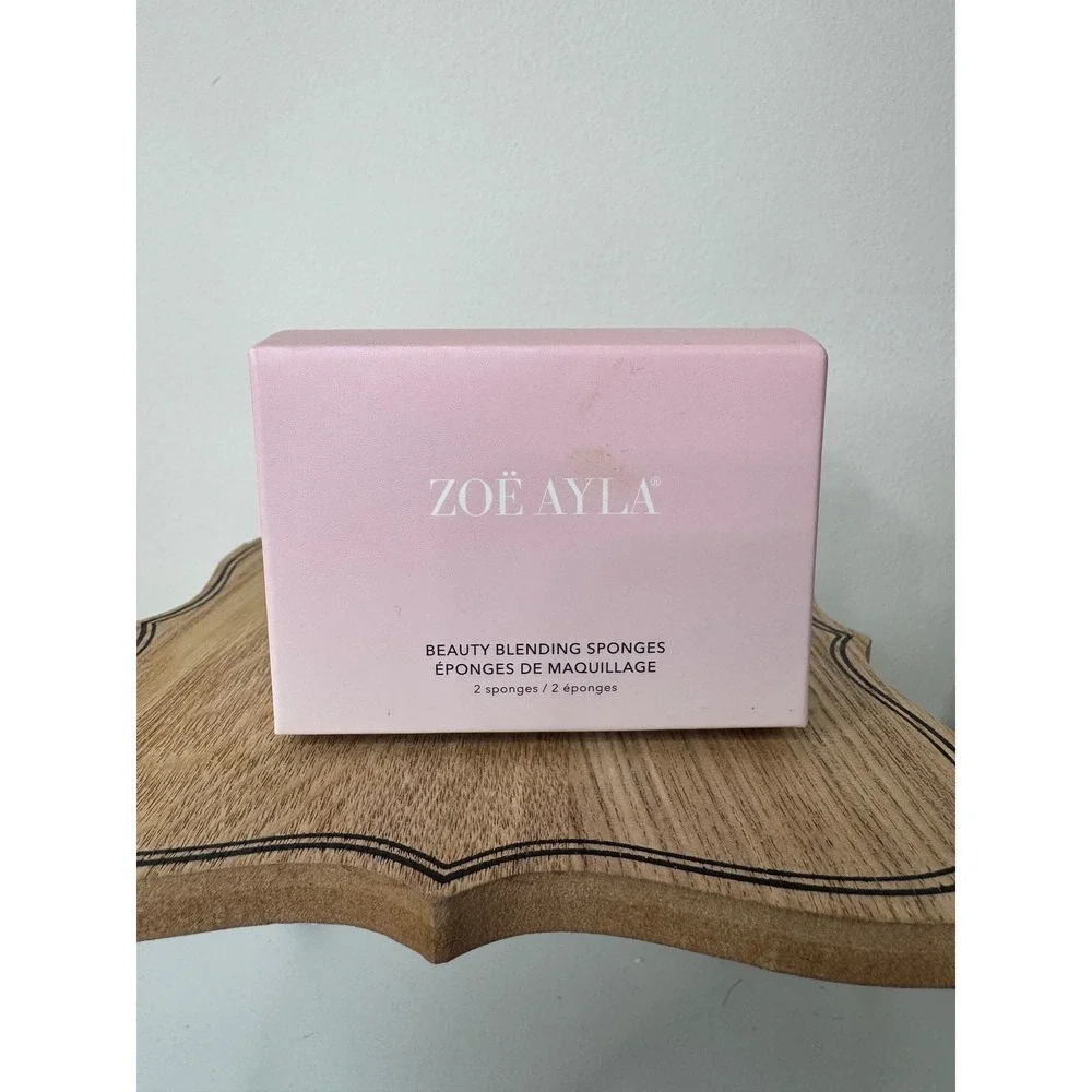 Zoe Ayla Beauty Blending Sponges 2-Pack Makeup Applicators Pink BB-2-PEACH